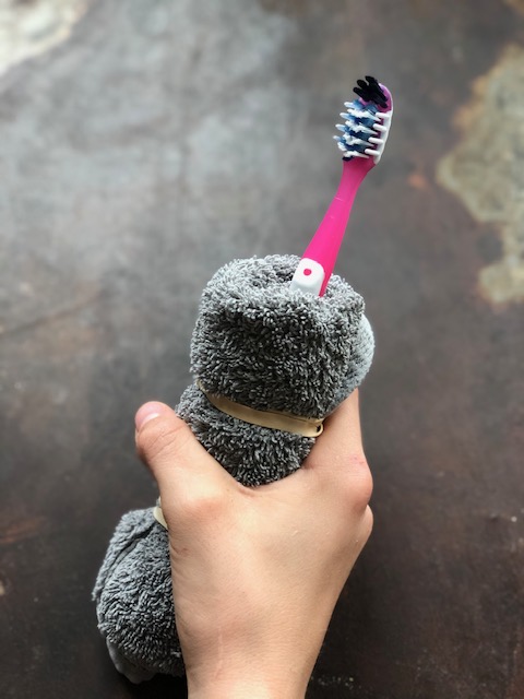 Built Up Toothbrush Handle