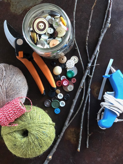 Materials For DIY Fine Motor Christmas Tree Ornaments