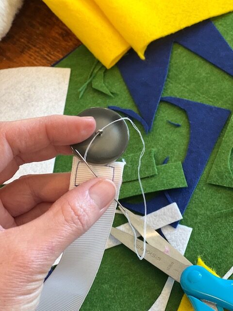 fine motor teddy bear dressing vest