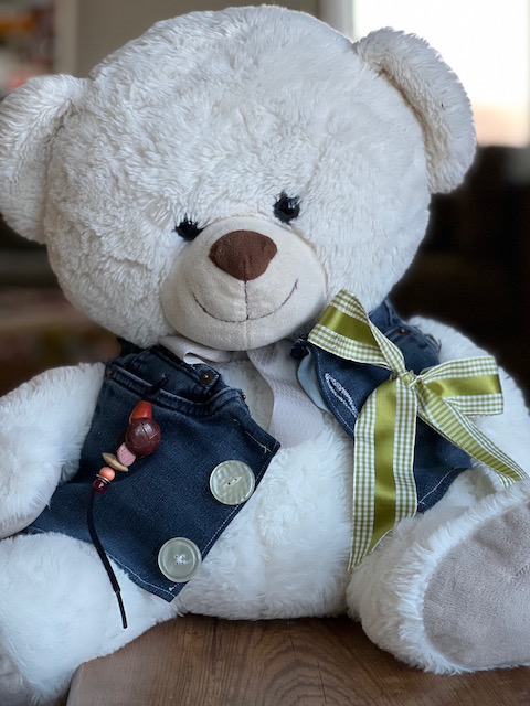 Fine Motor Teddy Bear Dressing Vest