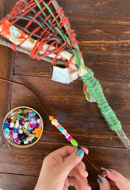 Fine Motor Branch Weaving