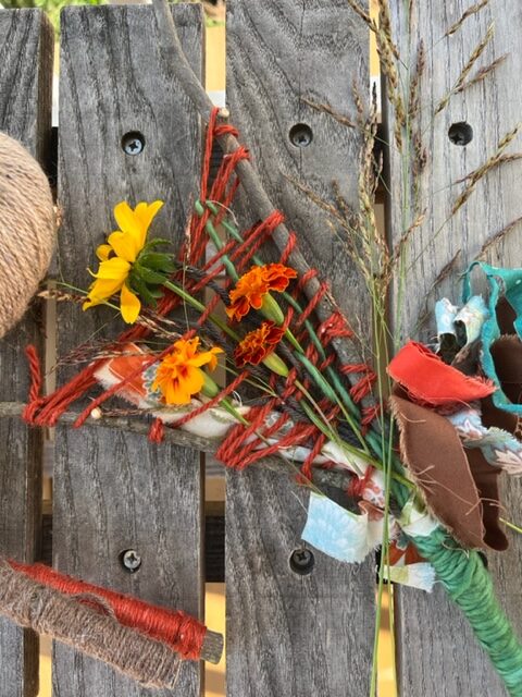 Fine Motor Branch Weaving