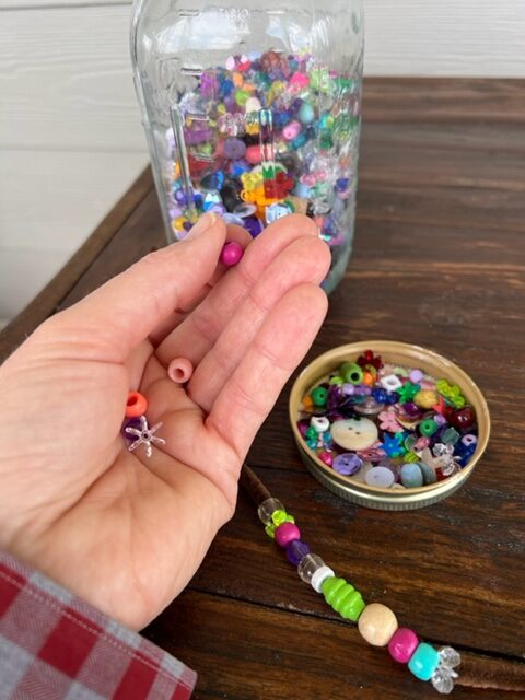 Fine Motor Branch Weaving