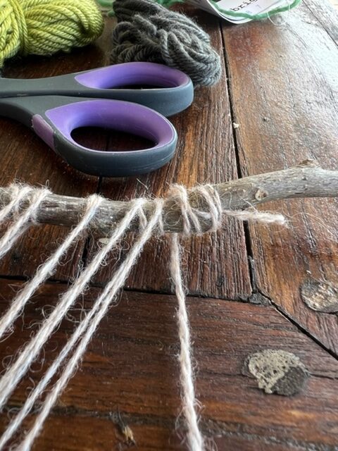 fine motor branch weaving