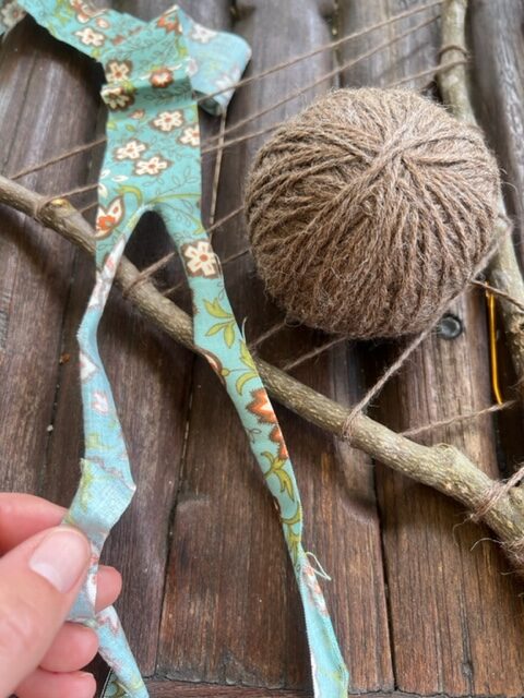 fine motor branch weaving