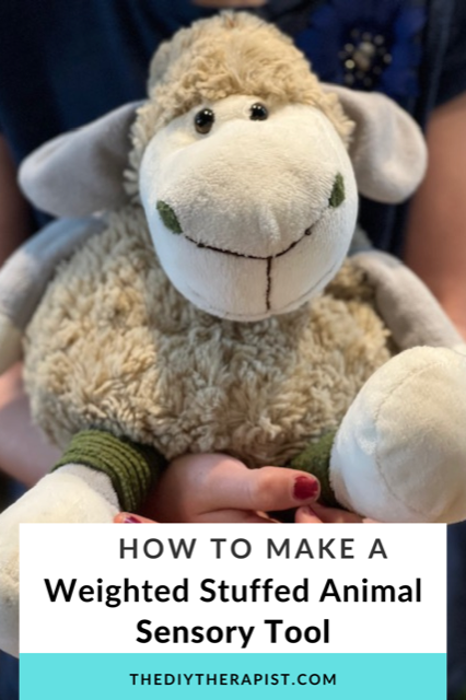 DIY weighted stuffed animal