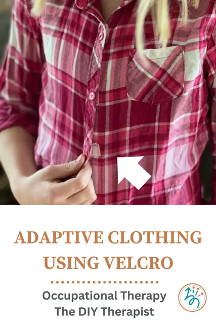 Adaptive clothing using velcro