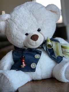 fine motor buttoning teddy bear dressing vest