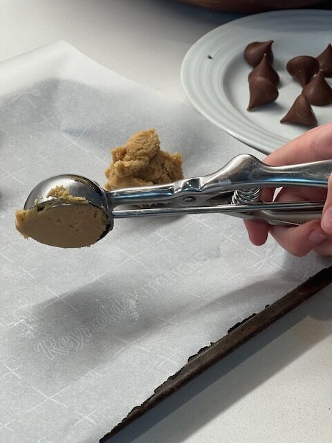 Peanut butter blossom cookies