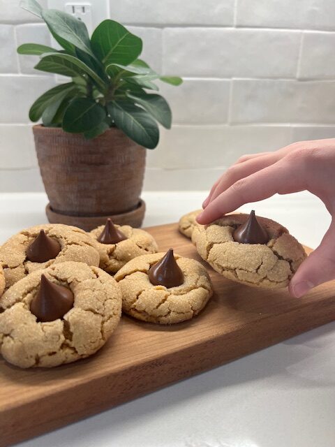 peanut butter blossom cookies