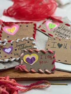 fine motor valentines day cards