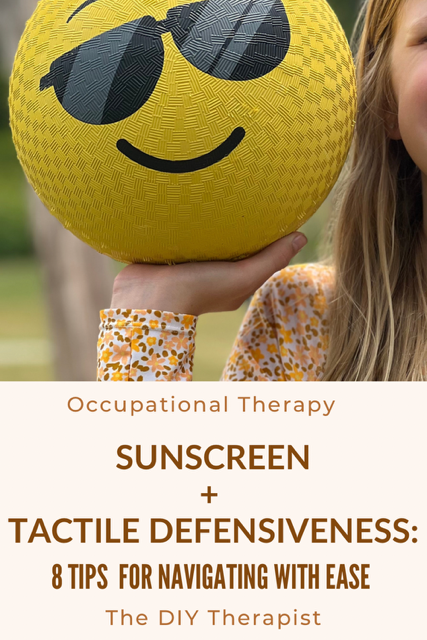 Sunscreen and tactile defensiveness