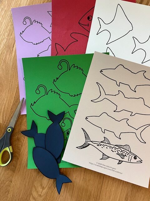 visual motor fishing game