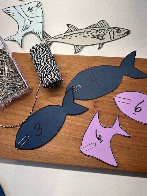 visual motor fishing game