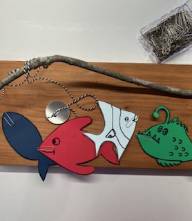 visual motor fishing game