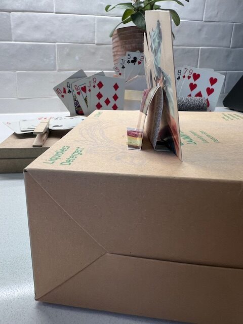 DIY adaptive game card holder