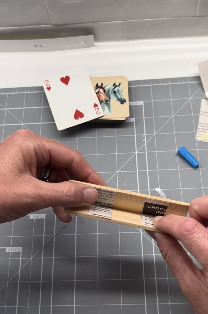 DIY adaptive game card holders