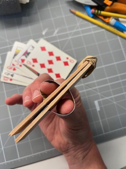 DIY adaptive game card holder