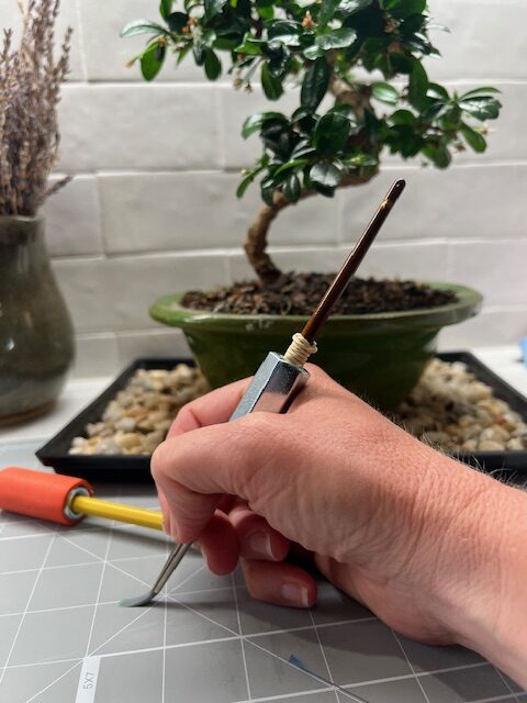diy weighted paintbrush