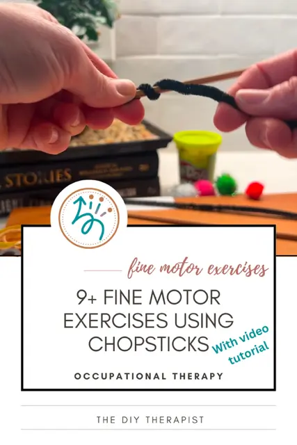 fine motor chopstick exercises