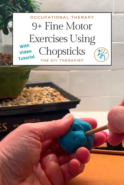 fine motor chopstick exercises
