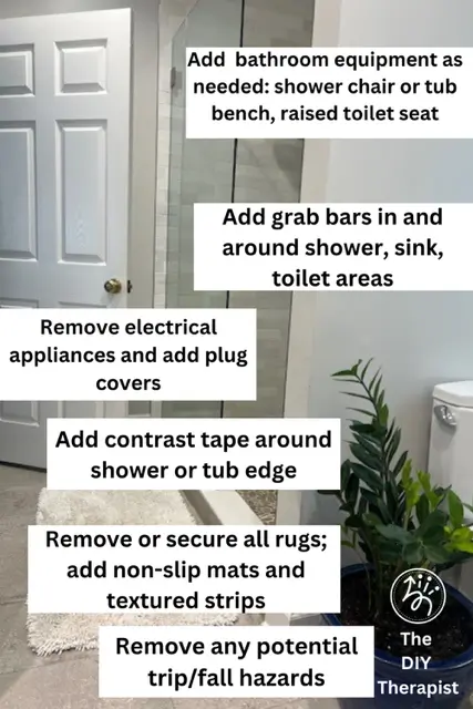 dementia care home safety strategies- bathroom