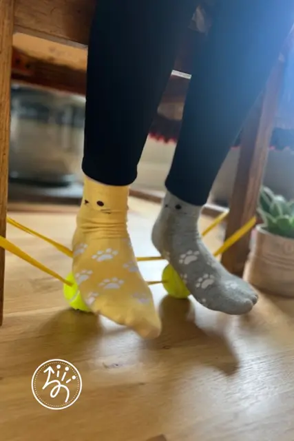 DIY sensory kick bands for classroom chairs to improve student focus and self-regulation.