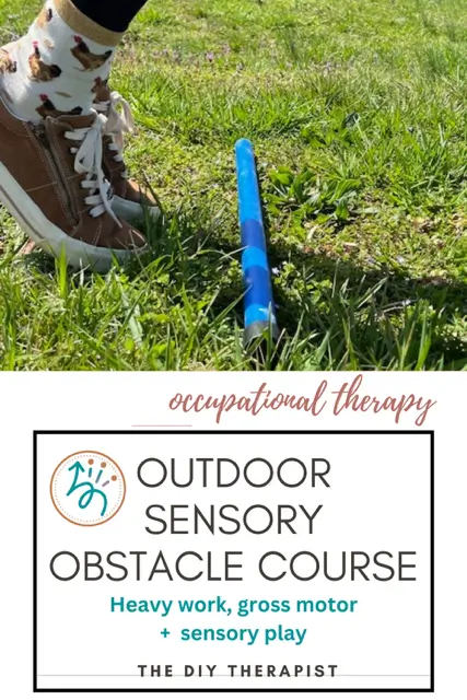outdoor sensory play obstacle course