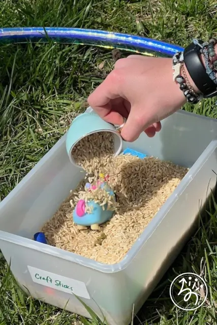 outdoor sensory play obstacle course