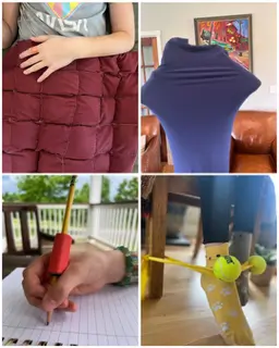 diy sensory support tools used in occupational therapy