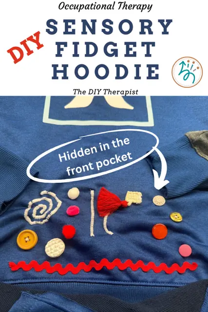 sensory fidget hoodie DIY