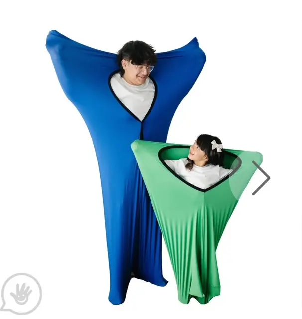 Fun and function sensory body sock